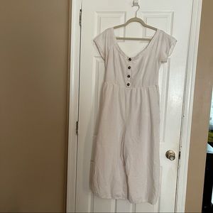 American Eagle Cream Pantsuit